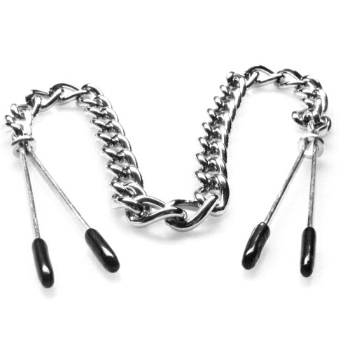 БДСМ Зажимы для сосков Пинцеты с цепочкой БДСМ Зажимы для сосков Пинцеты с цепочкой