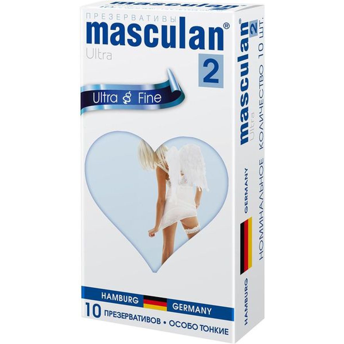 Презервативы Masculan Ultra особо тонкие с обильной смазкой, 10шт