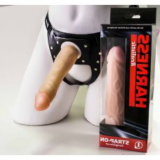 Страпон с поясом Harness из ПВХ 16,5..