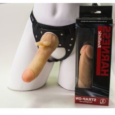 Страпон с поясом Harness из ПВХ 18,5..