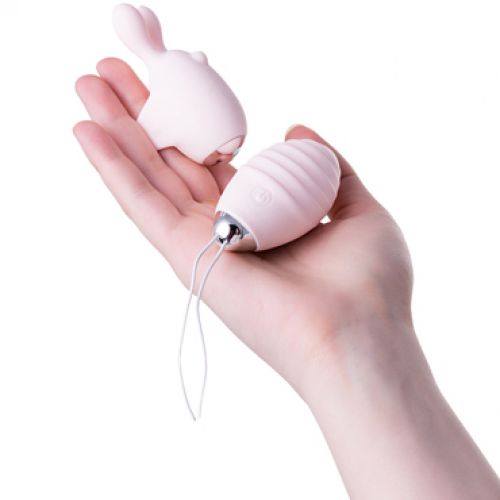 2 в 1 Виброяйцо перезаряжаемое c пультом и вибро-насадка на палец 2 в 1 Виброяйцо перезаряжаемое c пультом и вибро-насадка на палец