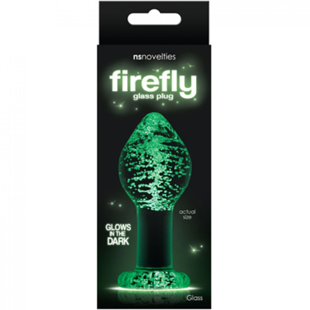 Анальная пробка светящаяся в темноте NS Novelties Firefly L