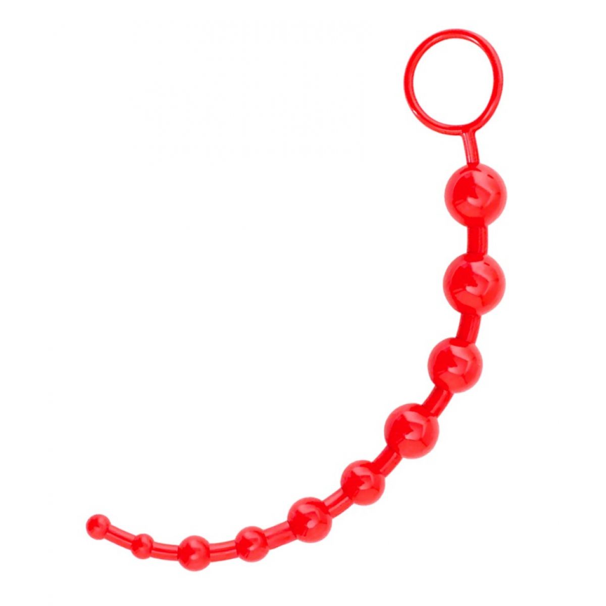 Анальная цепочка Black&Red красная 25 см Анальная цепочка Black&Red красная 25 см