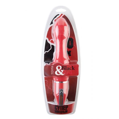 Супер мощный вибратор Toyfa Black & Red красный Супер мощный вибратор Toyfa Black & Red красный