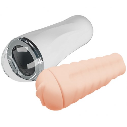 Реалистичный мастурбатор в колбе вагина Реалистичный мастурбатор в колбе вагина