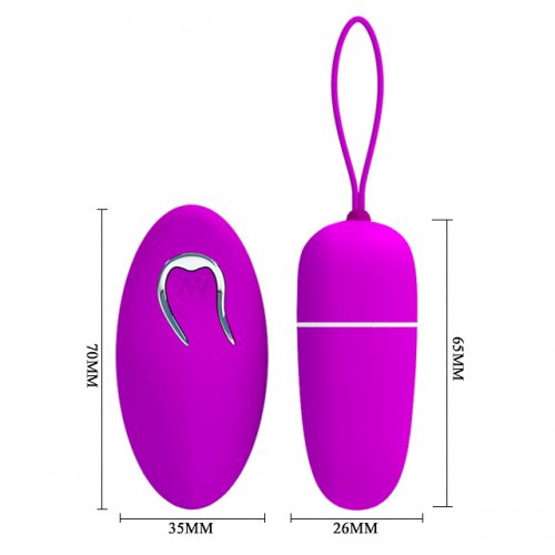 Виброяйцо с беспроводным управлением Pretty Love Bradley