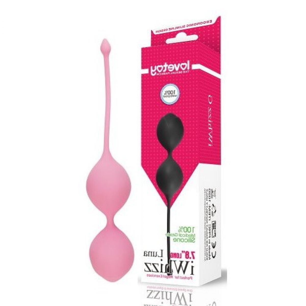 Вагинальные шарики iWhizz Luna розовые