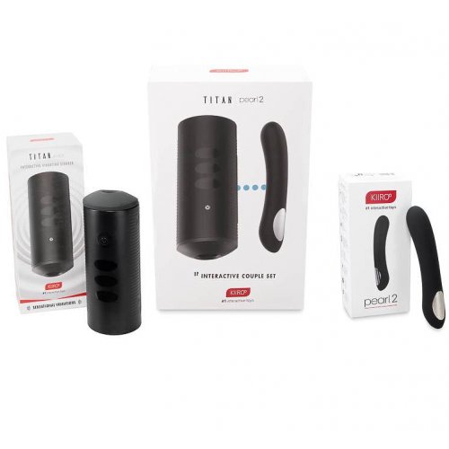 Набор для секса на расстоянии Kiiroo (Мастурбатор Titan и Вибратор Pearl 2) черный Набор для секса на расстоянии Kiiroo (Мастурбатор Titan и Вибратор Pearl 2) черный