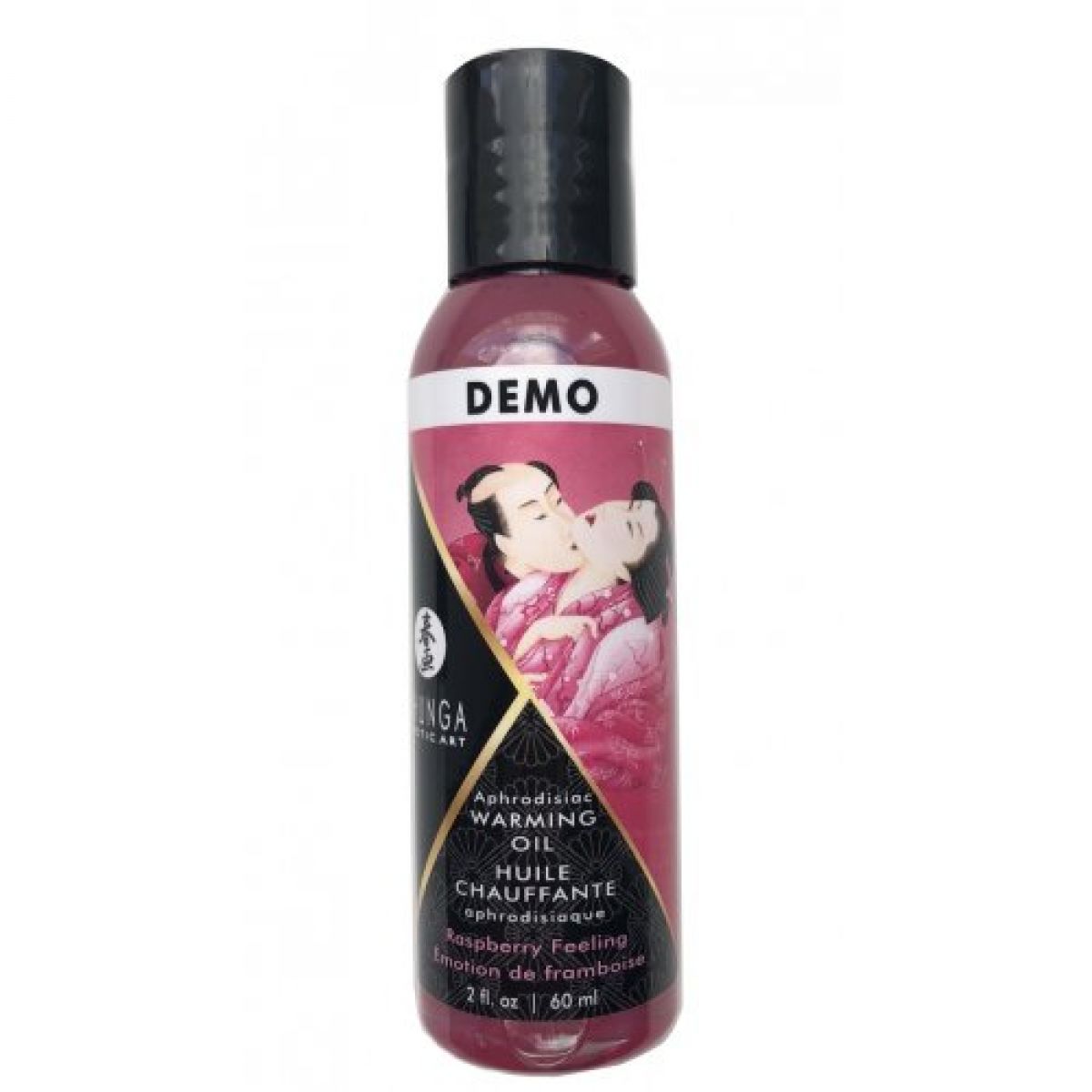 Разогревающее массажное масло Shunga Raspberry Feeling c ароматом малины 60 мл