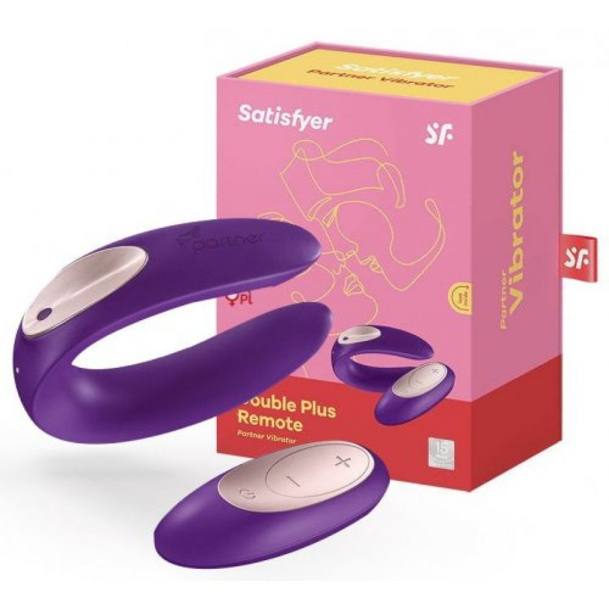 Cтимулятор для пар Satisfyer Partner Toy Plus с пультом дистанционного управления