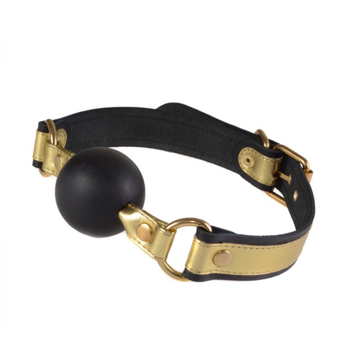 Кляп Sitabella золотой,кожа Кляп Sitabella золотой,кожа