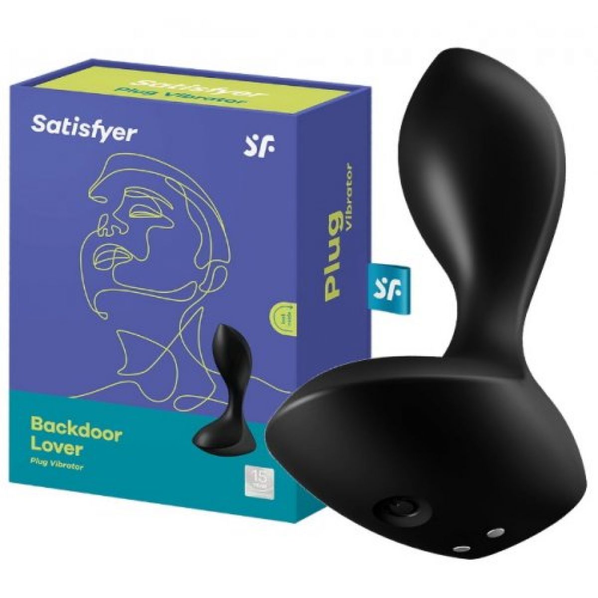 Satisfyer Backdoor Lover - массажер простаты с вибрацией черный Satisfyer Backdoor Lover - массажер простаты с вибрацией черный