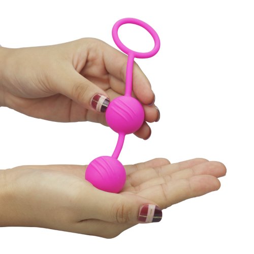 Вагинальные шарики Kegel ball розовые Вагинальные шарики Kegel ball розовые