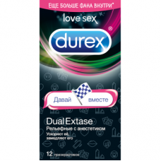 Презервативы Durex №12 Dual Extase (..