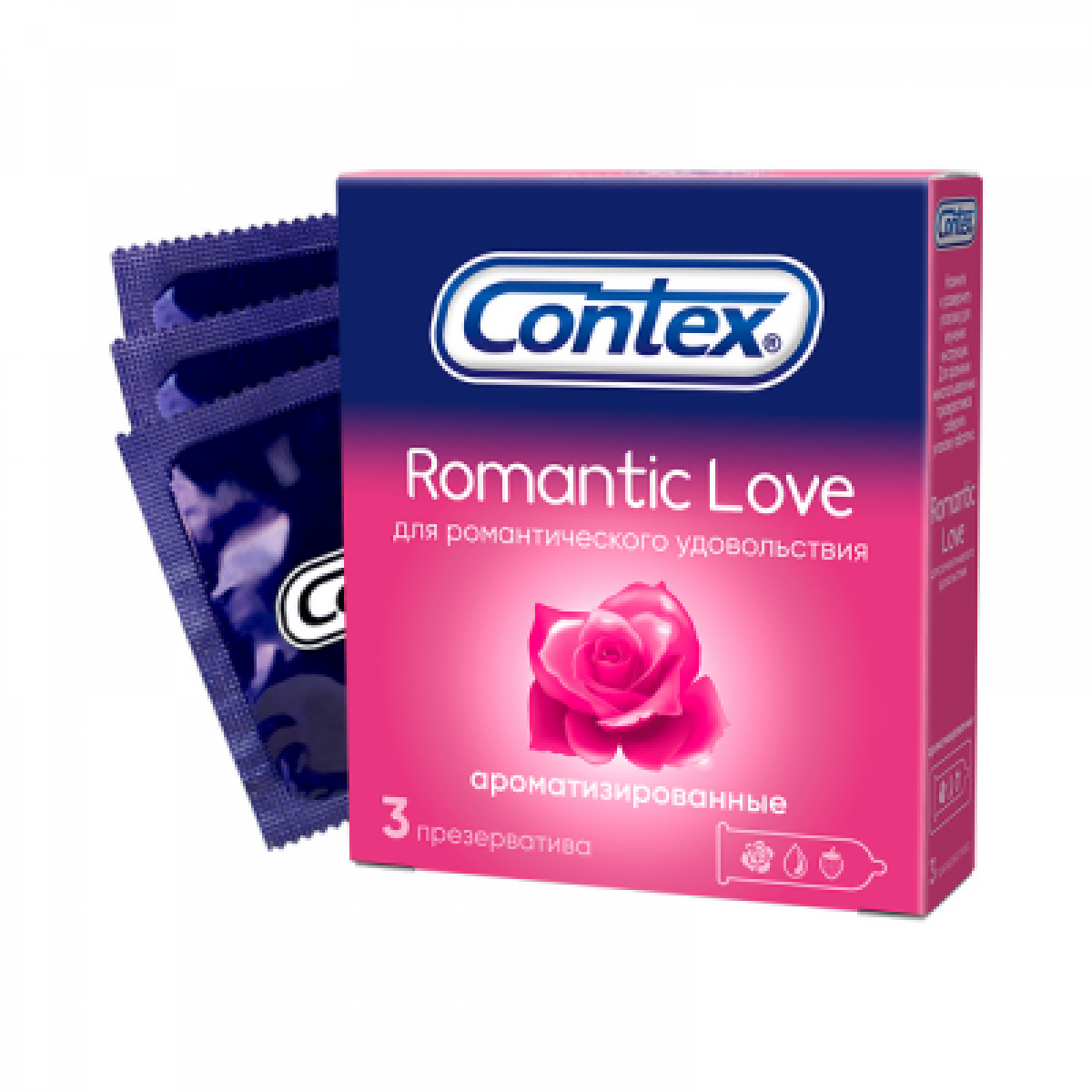 Презервативы Contex №3 Romantic Love ароматизированные Презервативы Contex №3 Romantic Love ароматизированные
