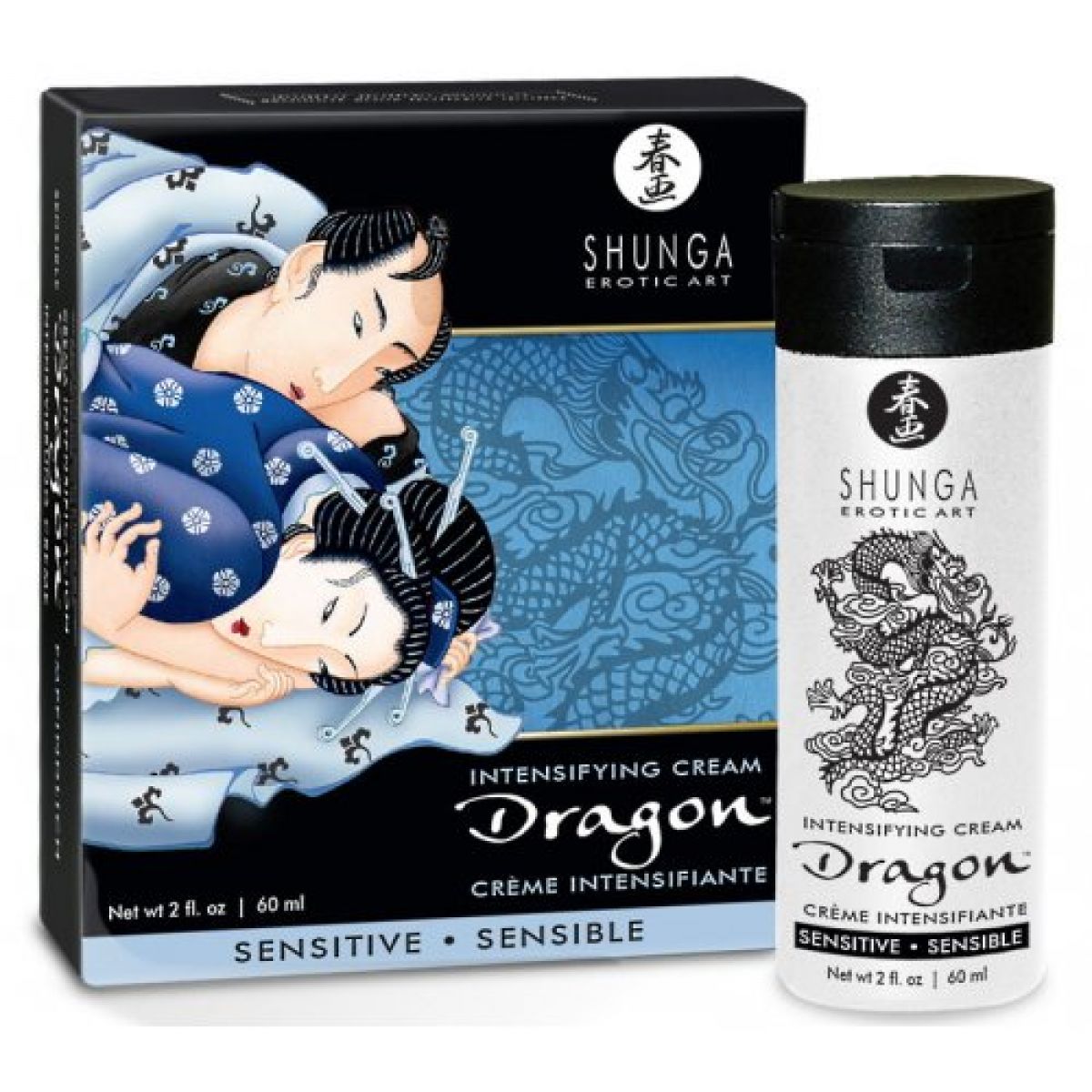 Интимный крем для пар Shunga Dragon (Дракон) Sensitive 60 мл