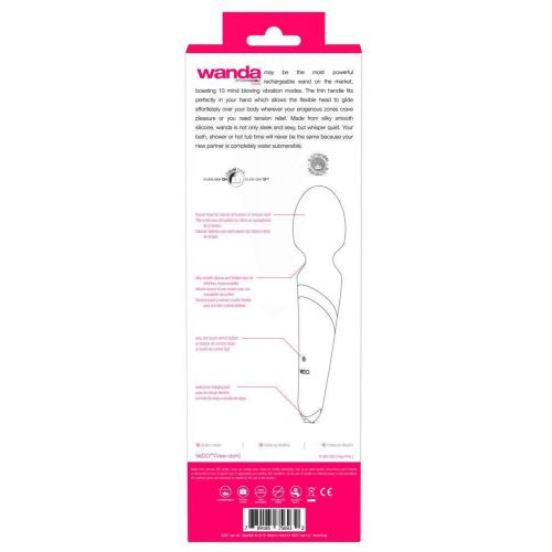 Вибромассажер VeDO Wanda перезаряжаемый, розовый