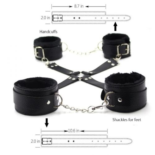 БДСМ набор из 10 предметов черный БДСМ набор из 10 предметов черный