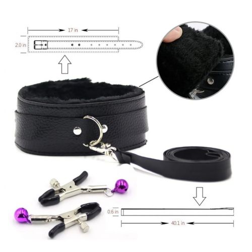 БДСМ набор из 10 предметов черный БДСМ набор из 10 предметов черный