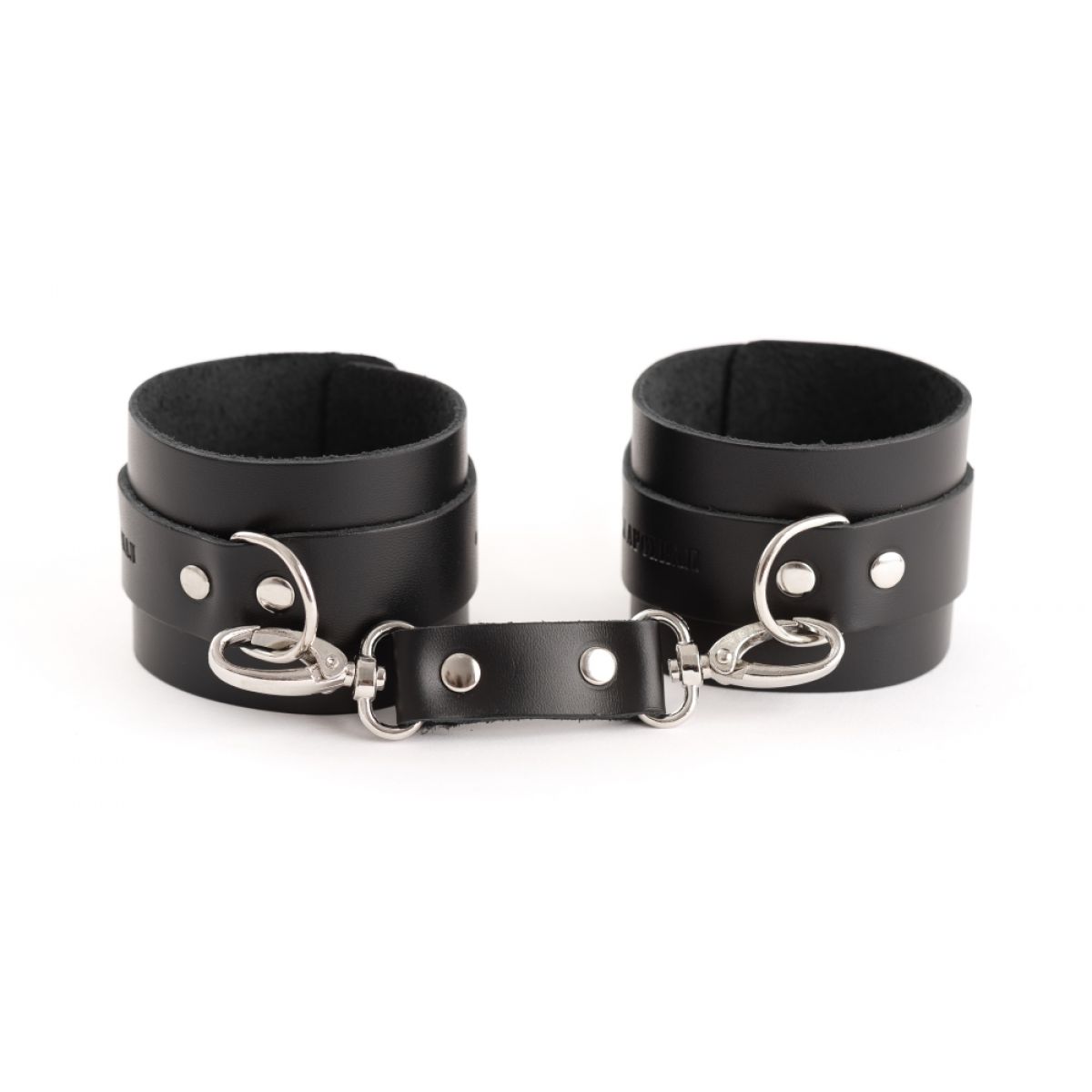 Кожаные оковы на ноги Lady's Arsenal Black
