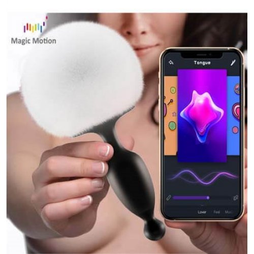 Magic Motion Bunny - Анальная вибровтулка со съемным хвостиком