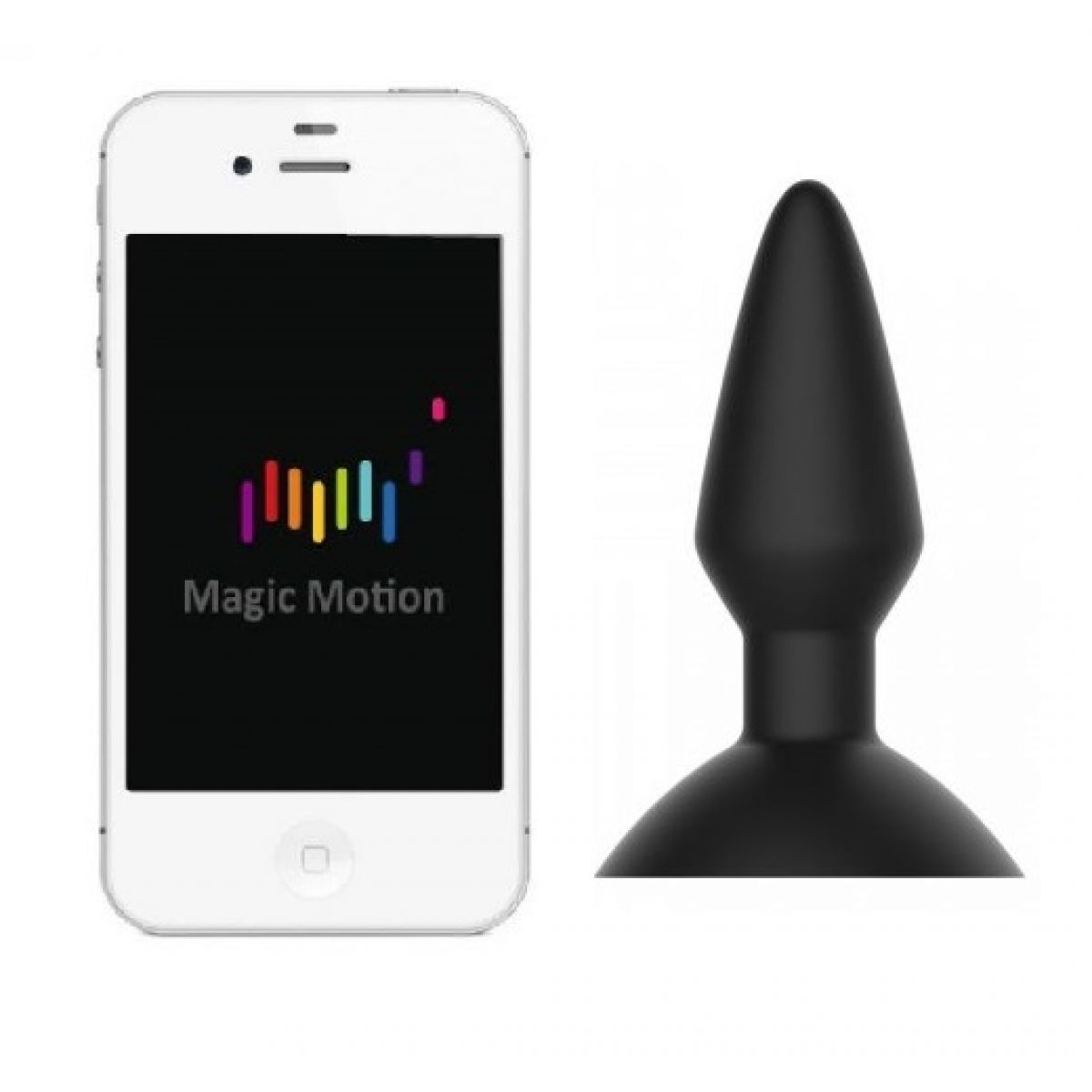 Анальная пробка Magic Motion Equinox с управлением приложением, чёрная