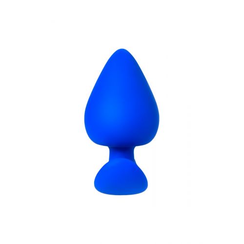 Анальная пробка A-Toys by TOYFA, силикон, синяя
