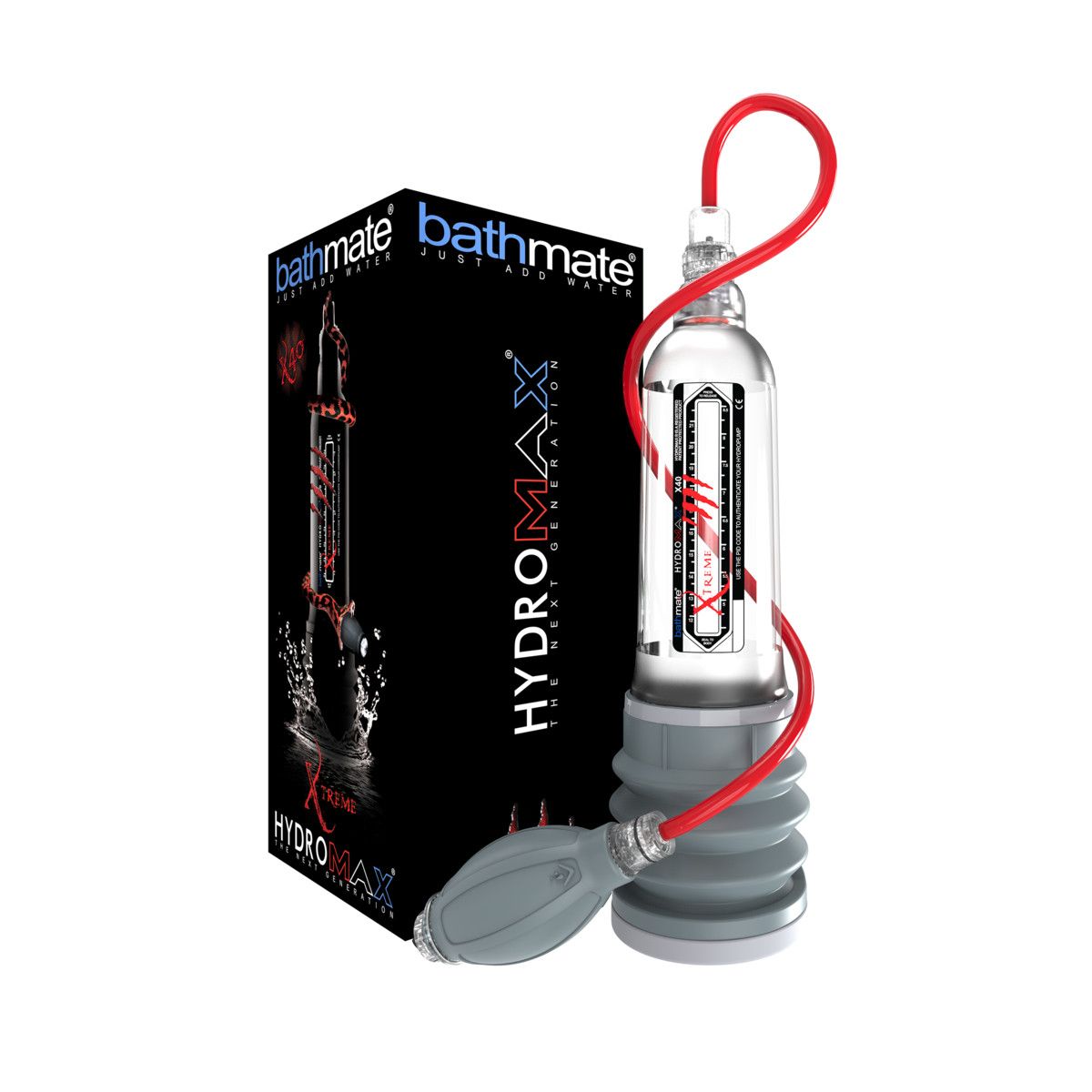 Оригинальная Гидропомпа Bathmate Hydromax Xtreme X40, прозрачная, 32,5 см