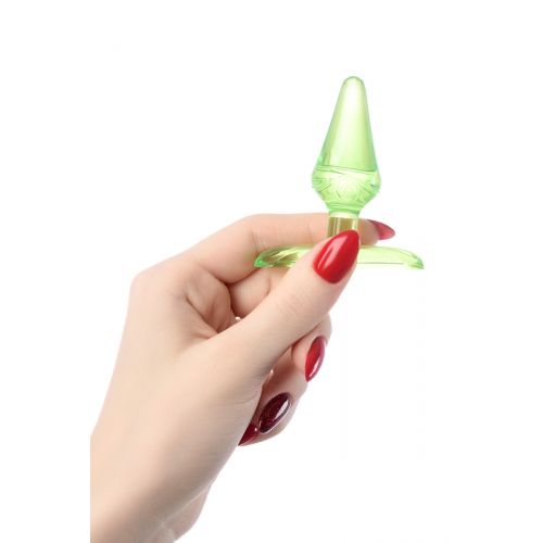 Анальная втулка TOYFA зеленая, 6,5 см, Ø 2,5 см