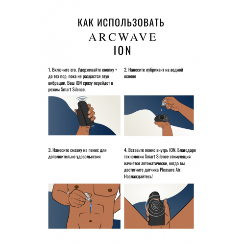 ARCwave ION вакуумный мастурбатор для мужчин от Womanizer