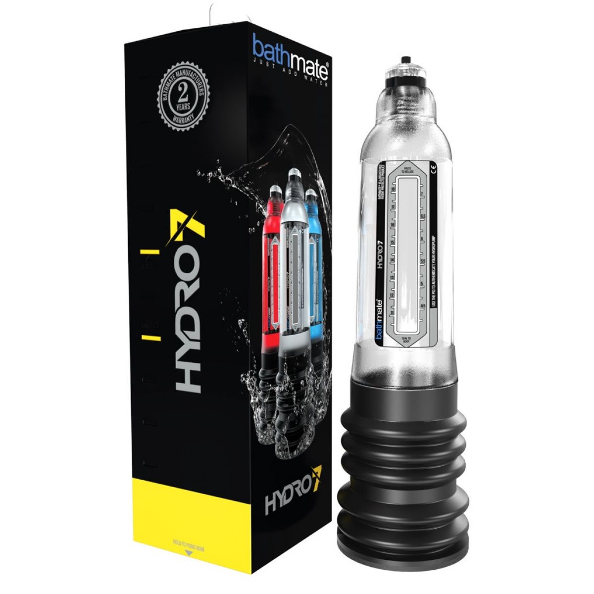 Гидропомпа Bathmate Hercules HYDRO7 (X30) прозрачная ORIGINAL