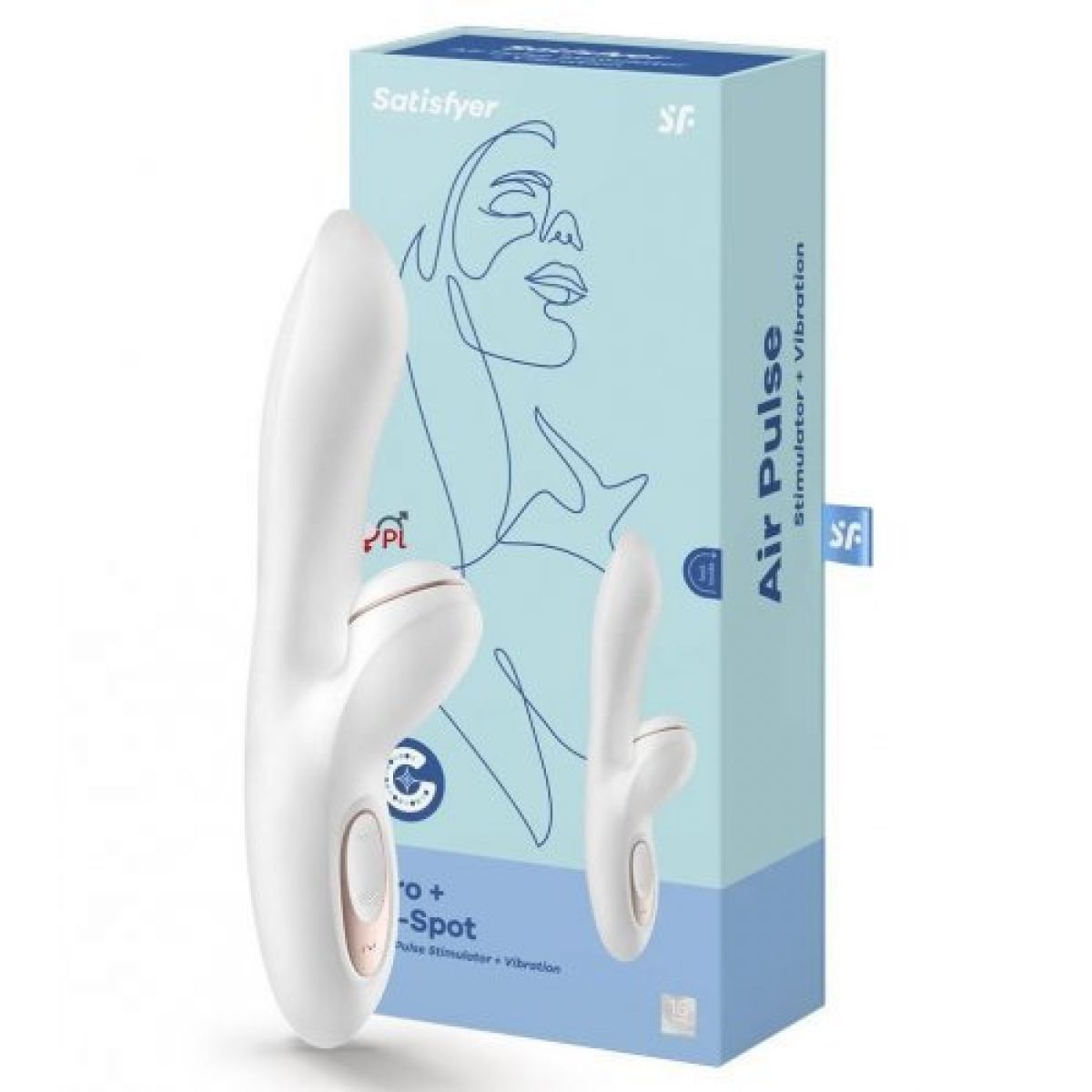 Вибратор Satisfyer Pro G-Spot Rabbit с вакуум-волновым бесконтактным стимулятором клитора Вибратор Satisfyer Pro G-Spot Rabbit с вакуум-волновым бесконтактным стимулятором клитора