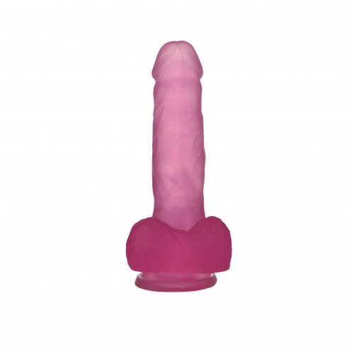 Фаллос Jelly Studs Crystal Dildo Medium Розовый 