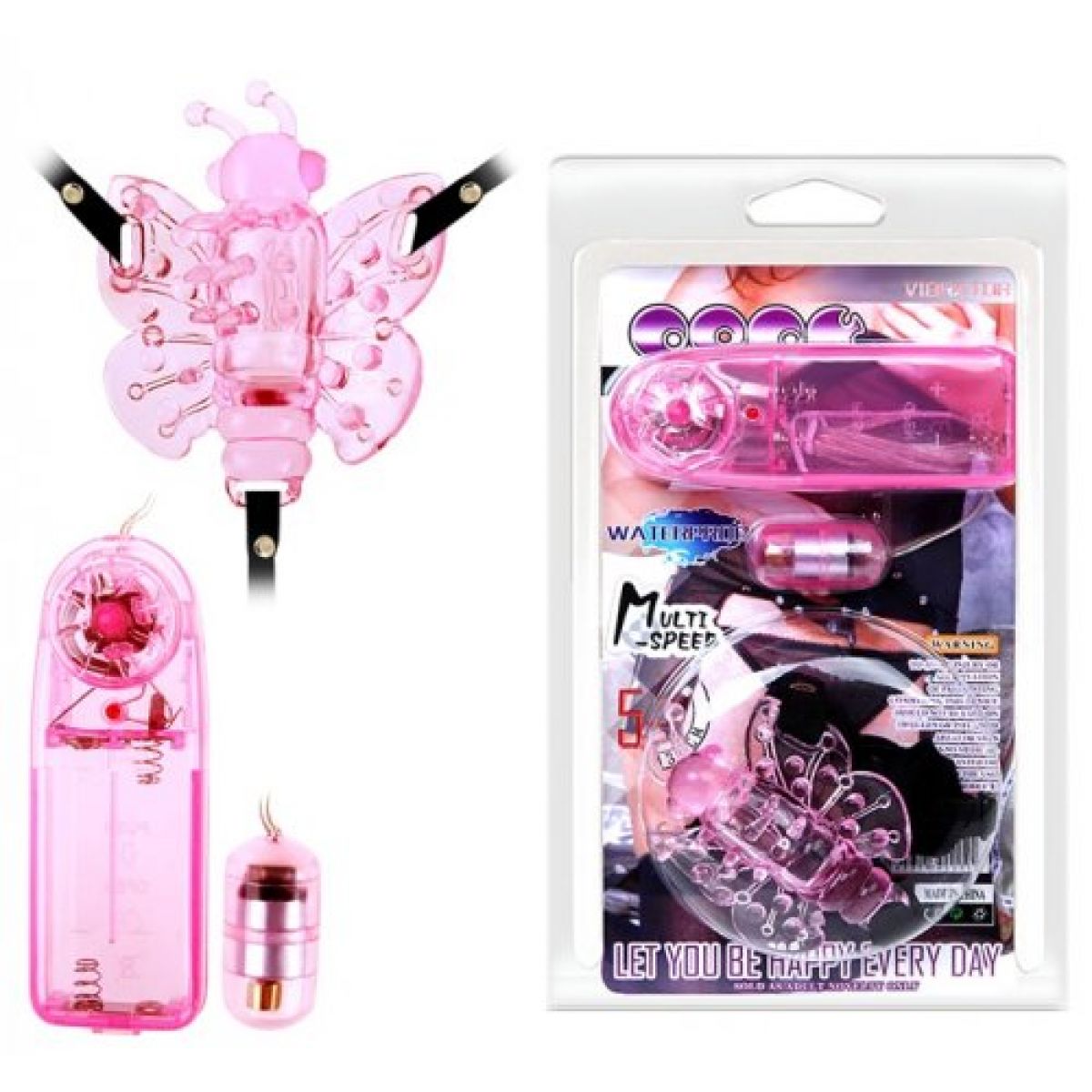 Вибростимулятор клитора на ремешках Вибростимулятор клитора на ремешках