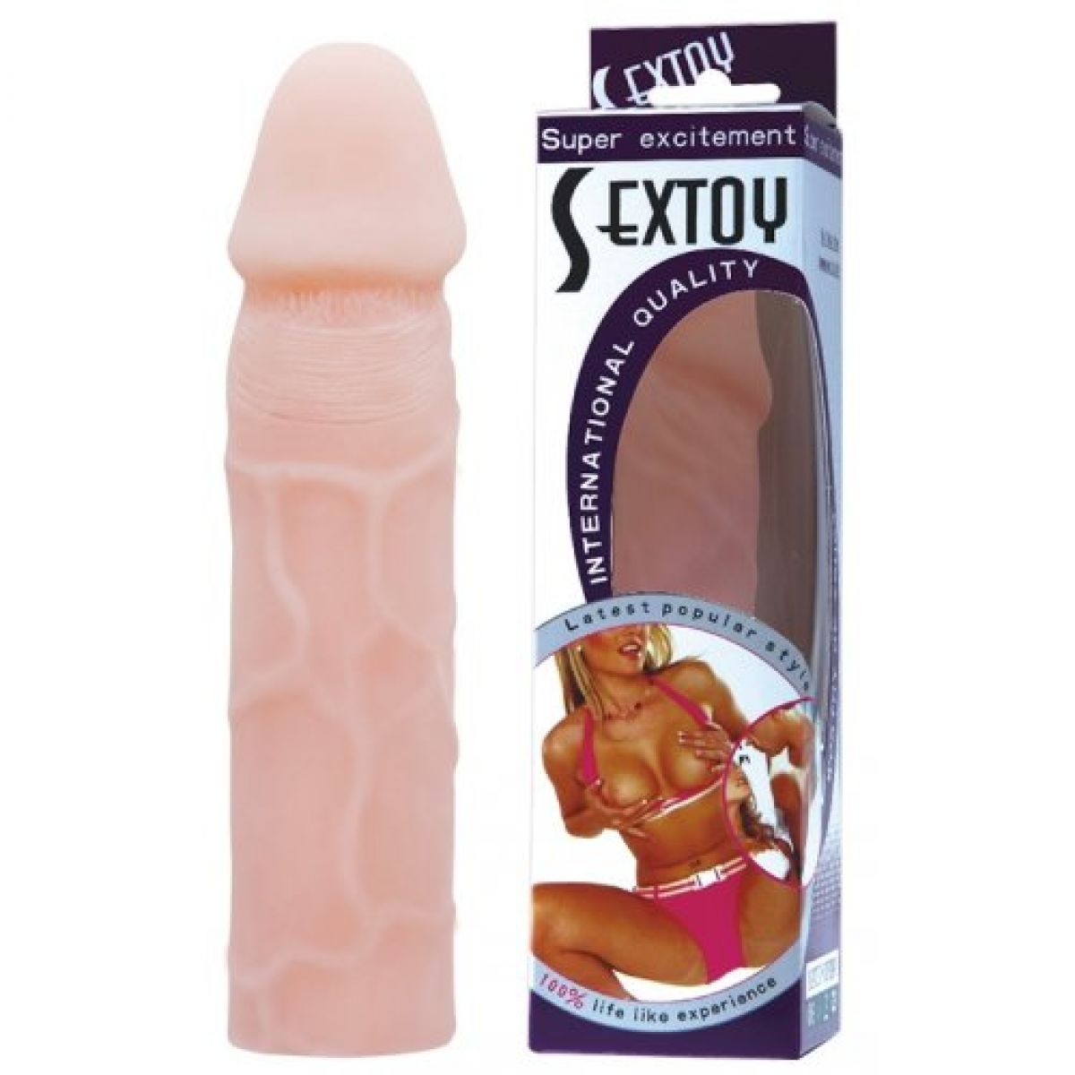 Фаллоимитатор без мошонки телесный