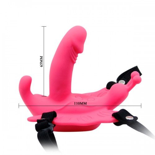 Беспроводной вибростимулятор бабочка Ultra Passionate
