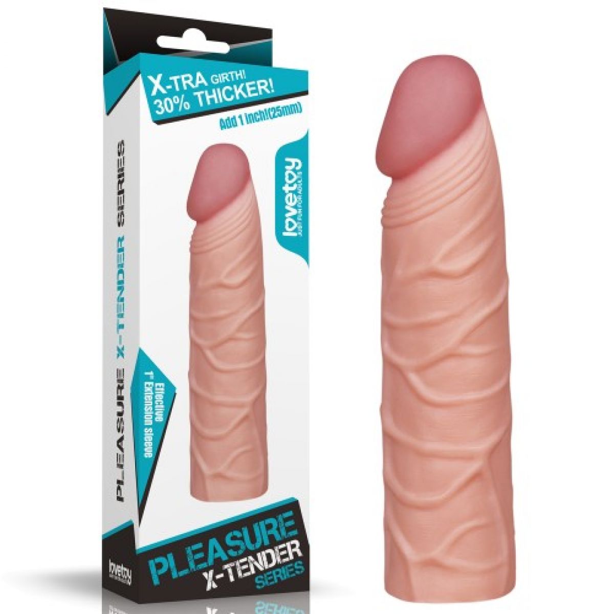 Удлиняющая насадка на пенис Super-Realistic Penis Extension Sleeve