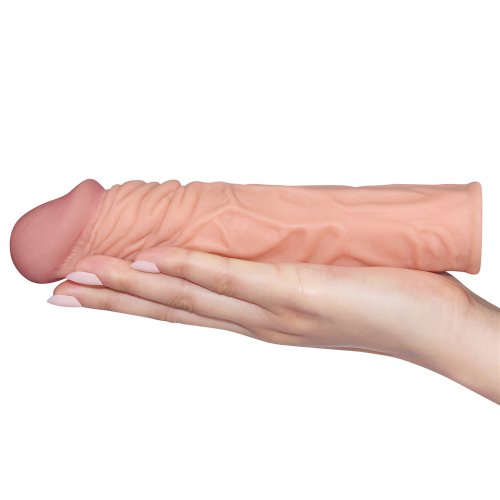 Реалистичная насадка на пенис Super-Realistic Penis Extension Sleeve