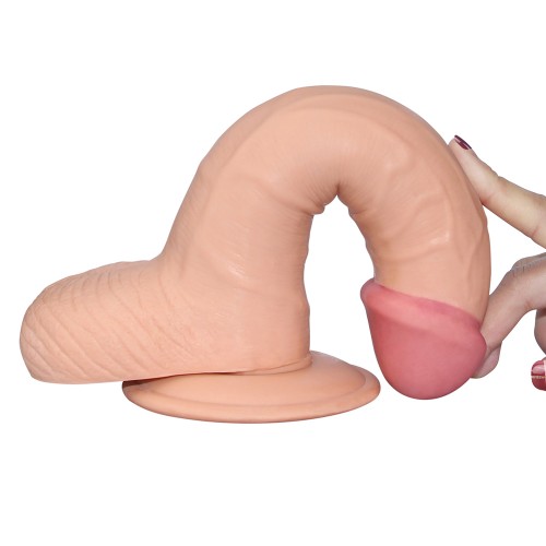 Фаллоимитатор реалистик на присоске The Ultra Soft Dude 20 см