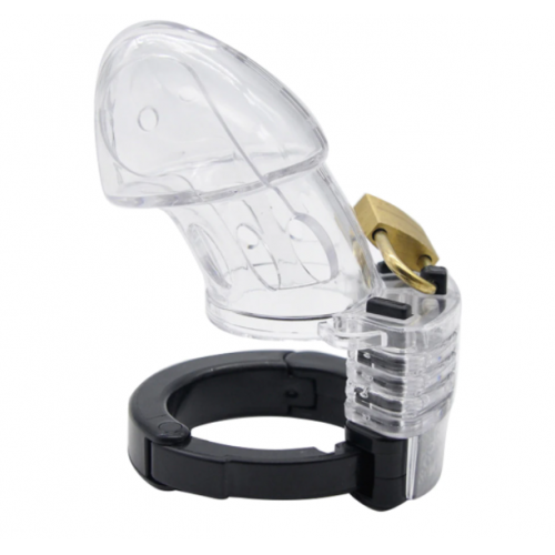 Мужской пояс верности mini прозрачный Мужской пояс верности mini прозрачный