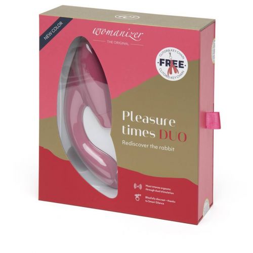 Womanizer Duo розовый - бесконтактный клиторальный стимулятор Womanizer Duo розовый - бесконтактный клиторальный стимулятор