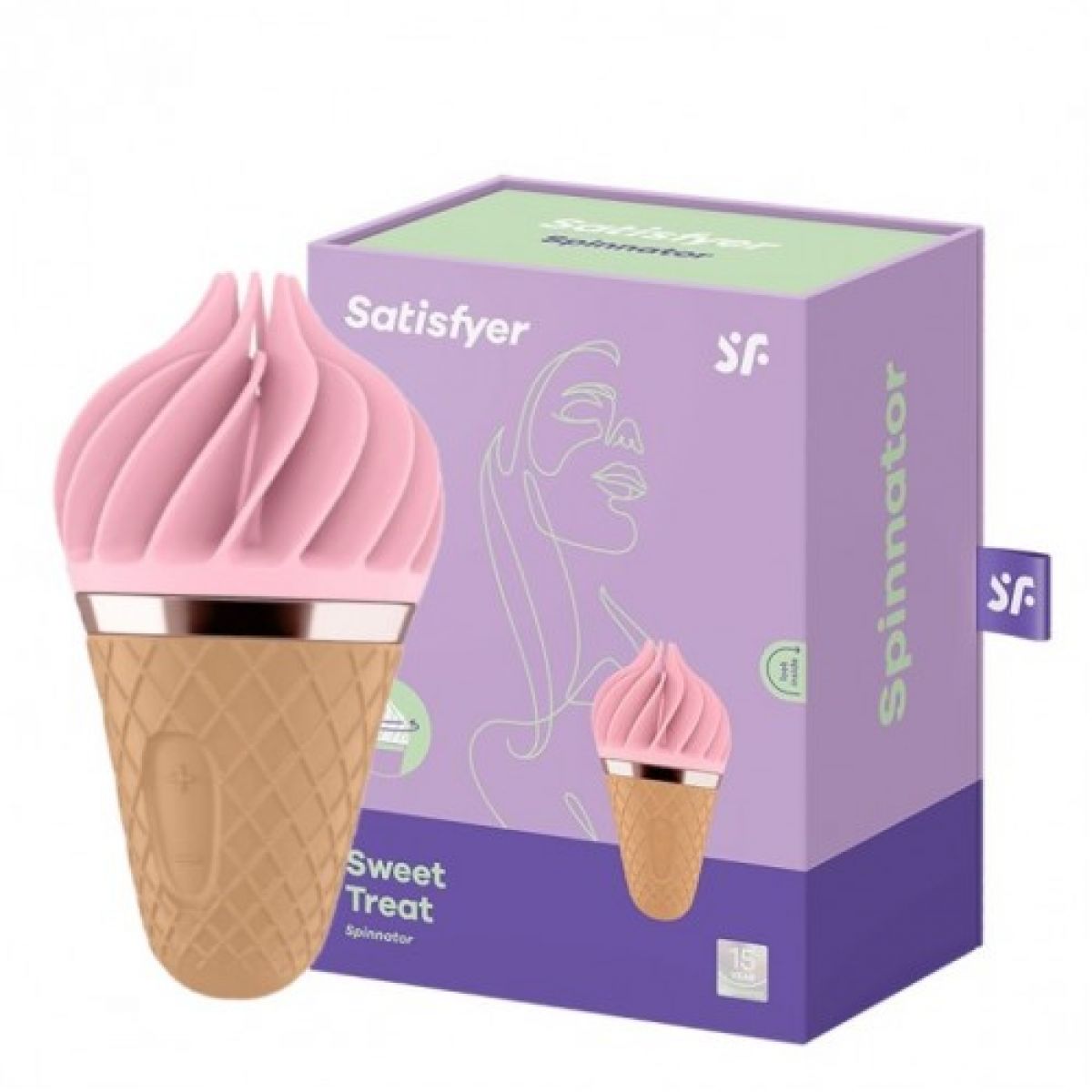 Вибростимулятор Satisfyer layons Sweet Treat (Pink/Brown) Вибростимулятор Satisfyer layons Sweet Treat (Pink/Brown)