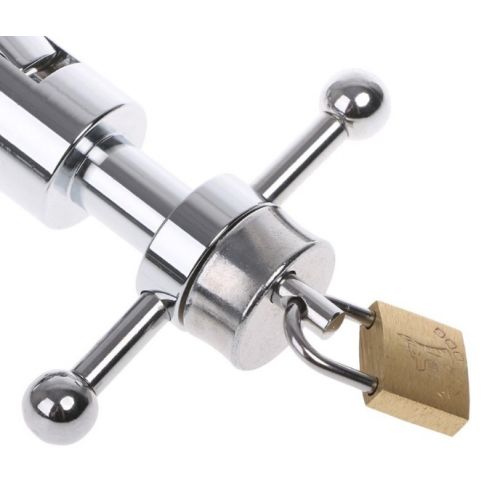 Раскрывающаяся анальная пробка с замком для запирания Раскрывающаяся анальная пробка с замком для запирания