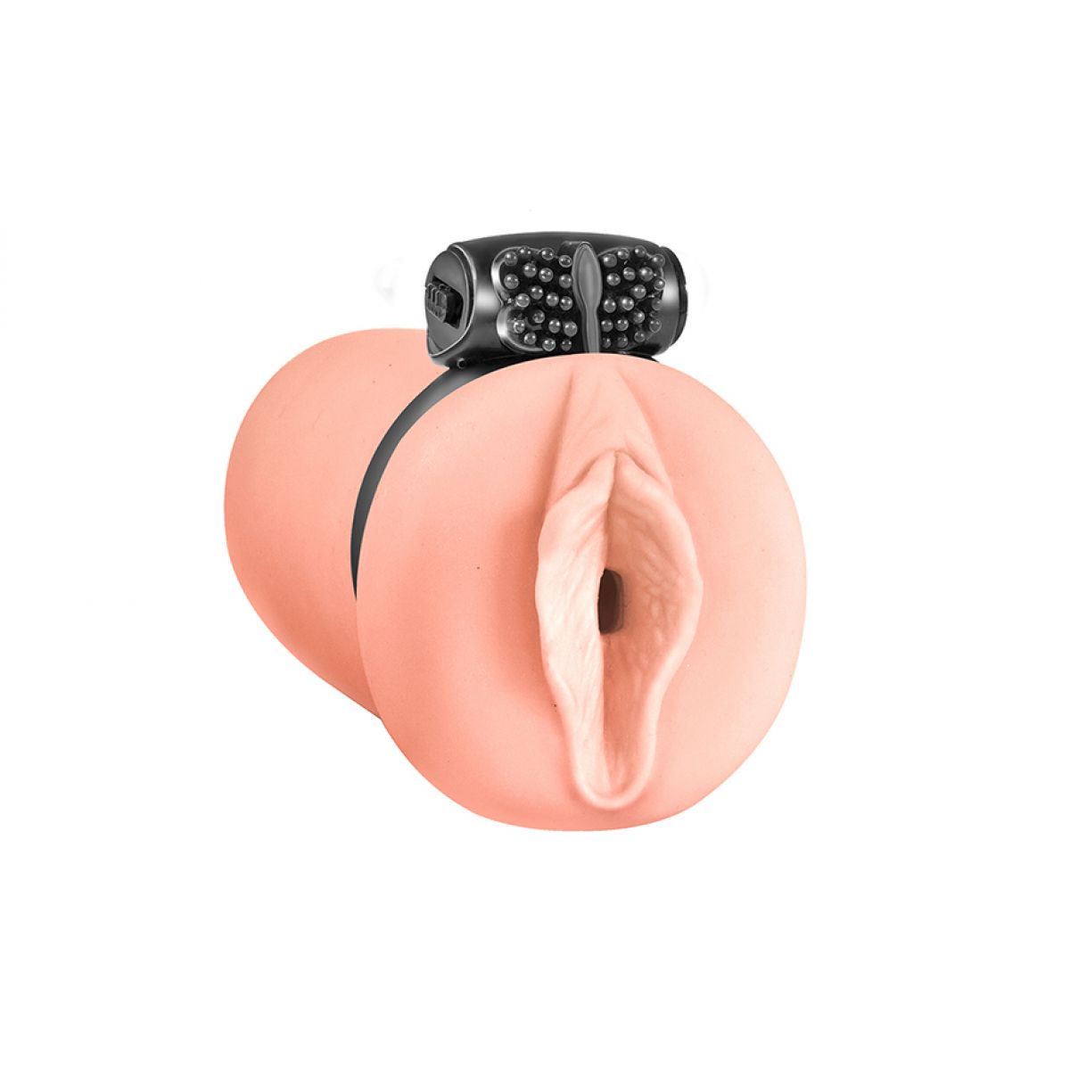 Мастурбатор с вибро-кольцом Satisfaction Magazine Maid