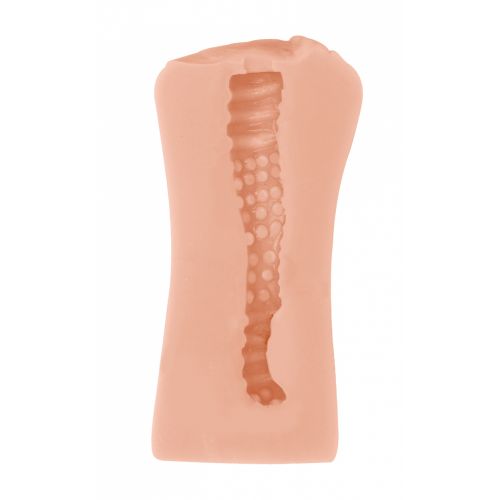 Мастурбатор с вибро-кольцом Satisfaction Magazine Maid