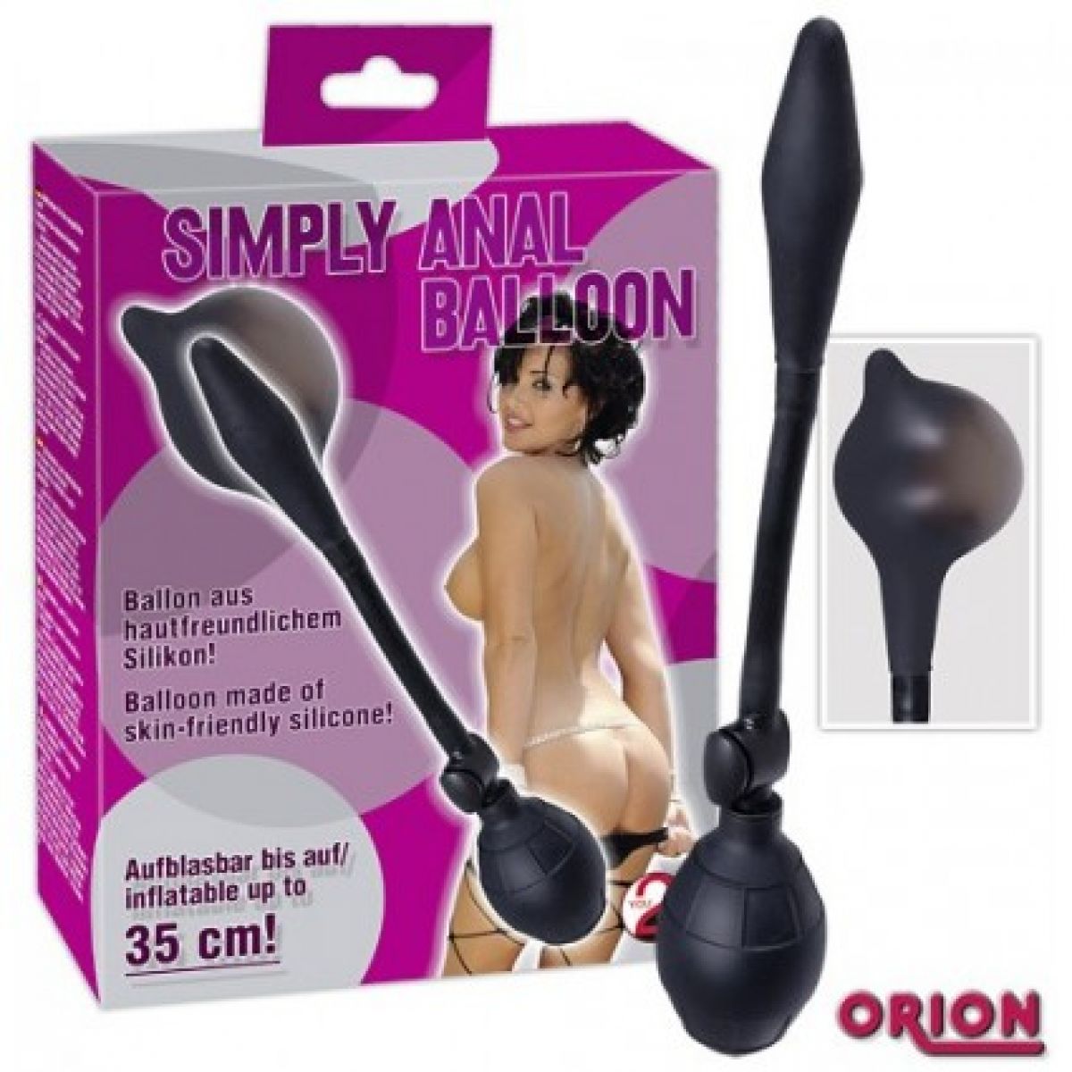 Анальный стимулятор Simply Anal Balloon с эффектом увеличения