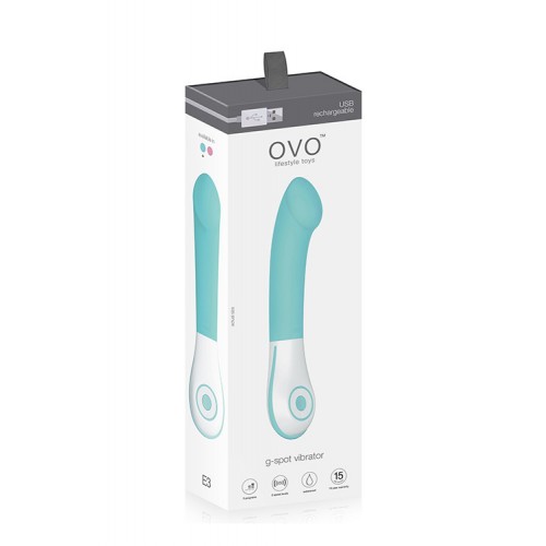 Перезаряжаемый мятный вибратор Ovo E3-11