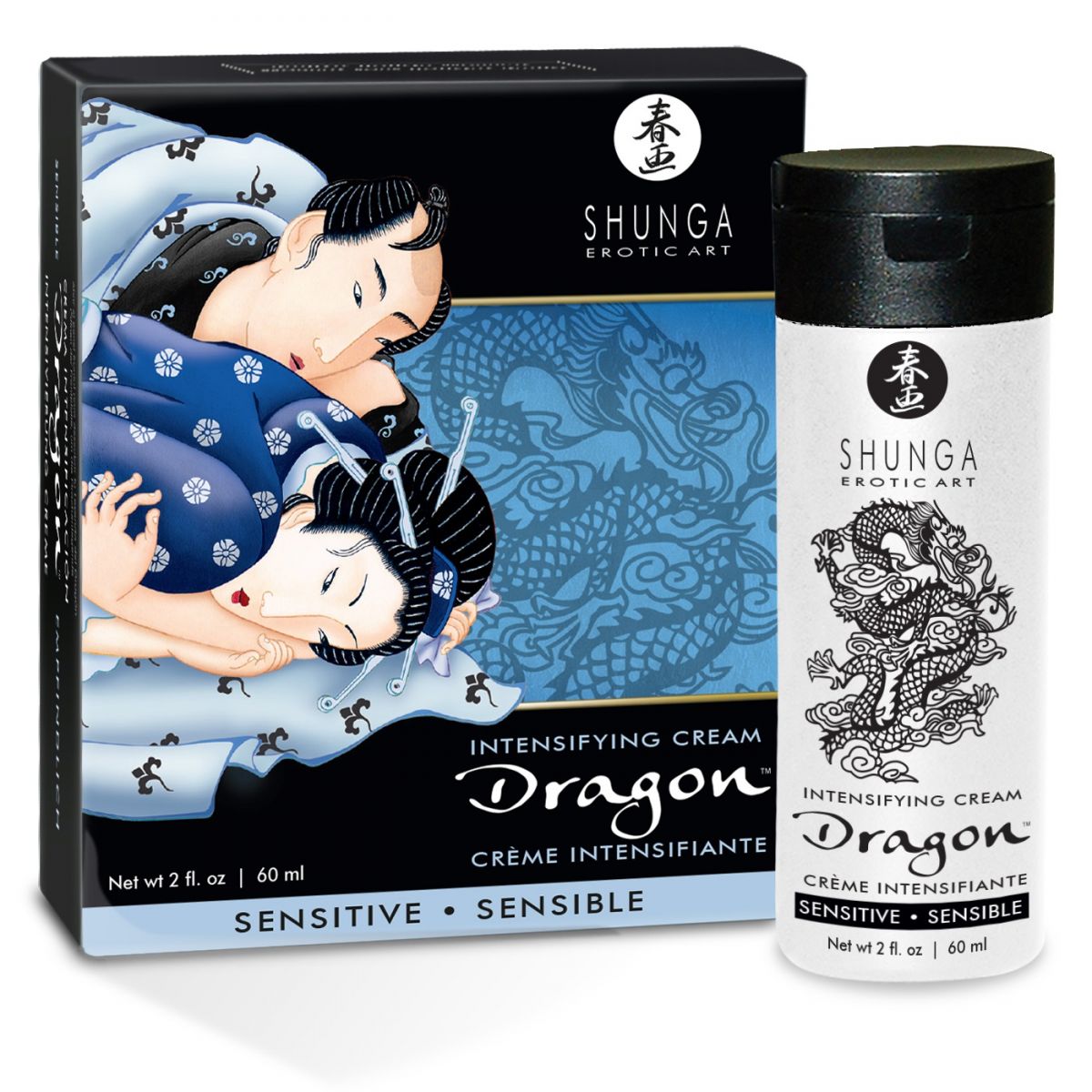 Усиливающий крем для пар Shunga Dragon Sensitive, эффект «ледяного огня», 60 мл. Усиливающий крем для пар Shunga Dragon Sensitive, эффект «ледяного огня», 60 мл.