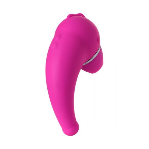 Вакуум-волновой стимулятор клитора и вибратор Dino, розовый