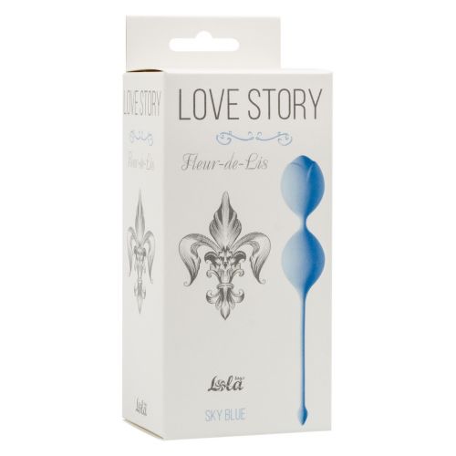 Вагинальные шарики Love Story Fleur-de-lisa Violet fantasy голубые
